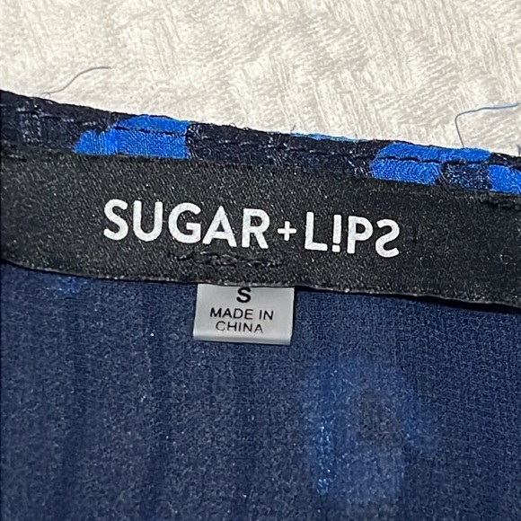 Sugarlips neon carnival leopard chiffon wrap blouse - Picture 8 of 8